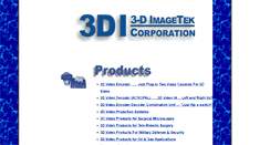 Desktop Screenshot of 3dimagetek.com